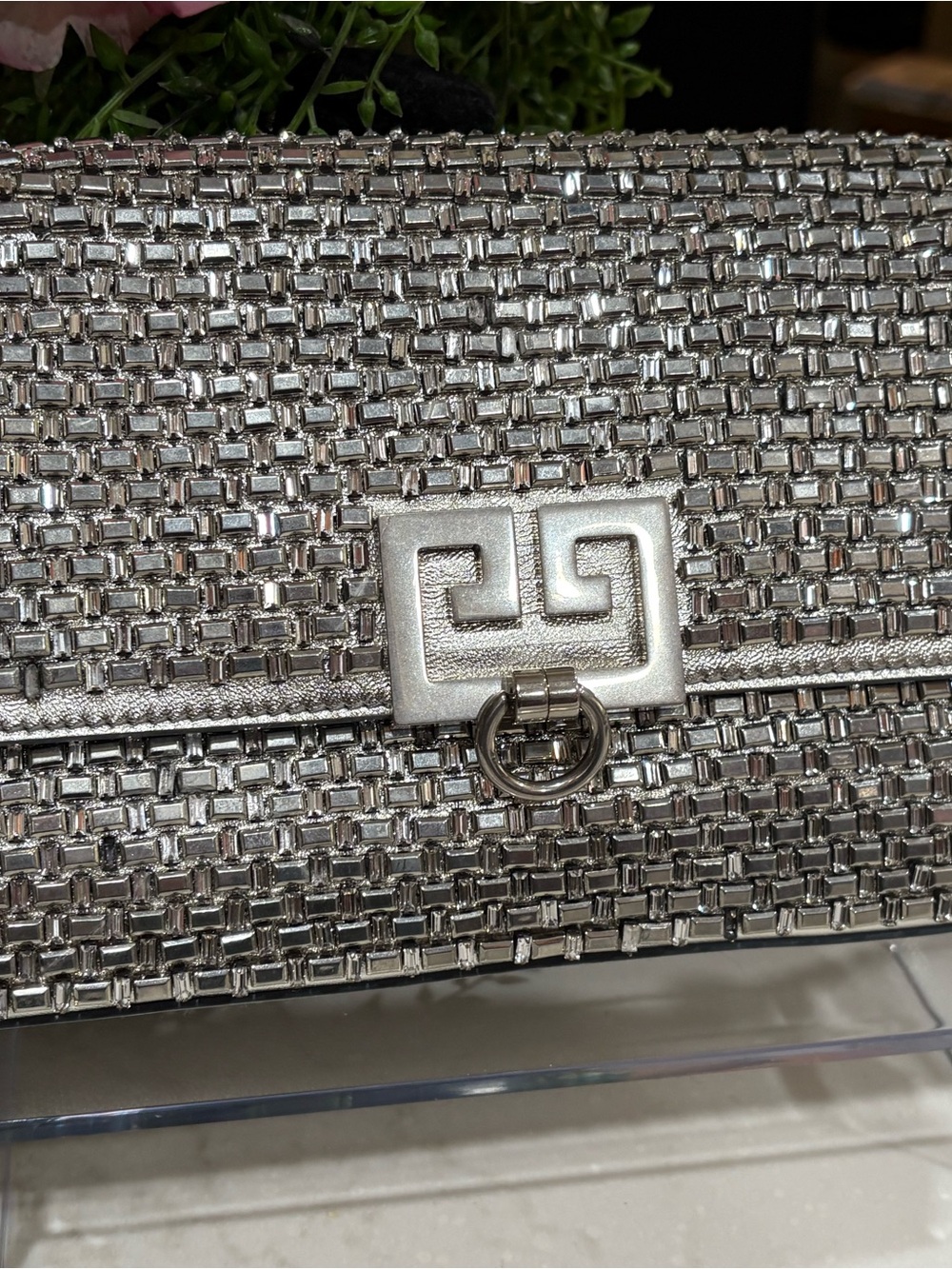Givenchy Silver with Crystal crossbody bag - Picture 15 of 16